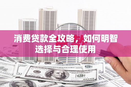 平武消费贷款全攻略，如何明智选择与合理使用