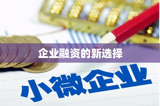 平武企业融资的新选择