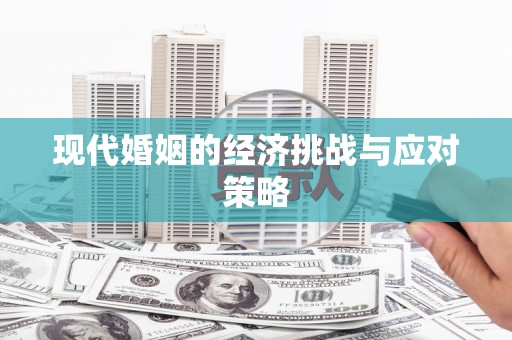 平武现代婚姻的经济挑战与应对策略