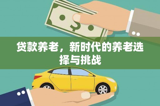 平武贷款养老，新时代的养老选择与挑战