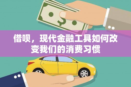 平武借呗，现代金融工具如何改变我们的消费习惯