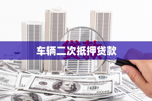 平武车辆二次抵押贷款