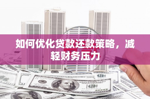 平武如何优化贷款还款策略，减轻财务压力