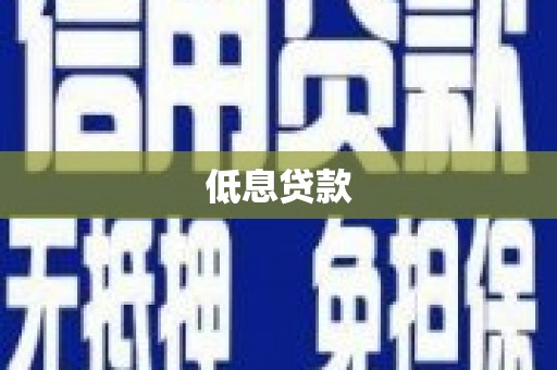 平武低息贷款