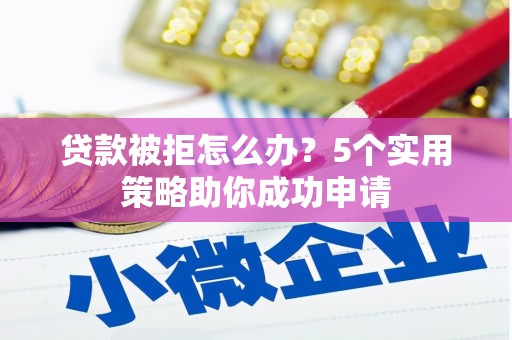 平武贷款被拒怎么办？5个实用策略助你成功申请