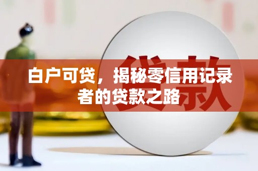 平武白户可贷，揭秘零信用记录者的贷款之路