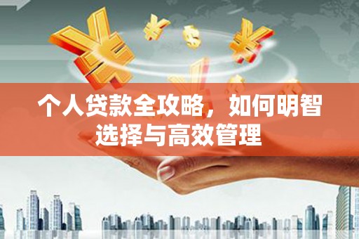 平武个人贷款全攻略，如何明智选择与高效管理